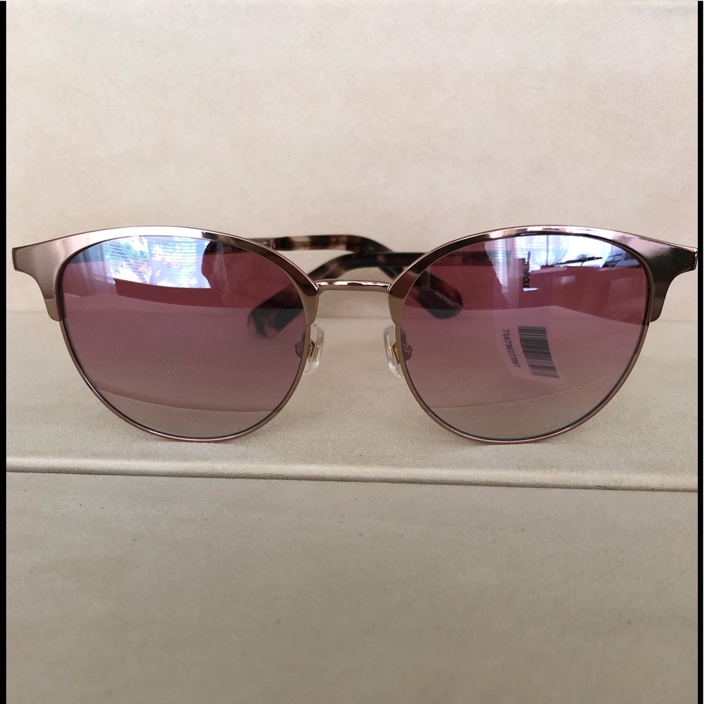 Kate Spade Rose Gold Rose Tint Sunglasses